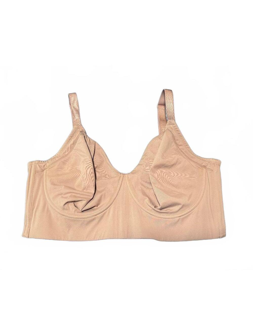 HSIA Full Coverage Underwire Bra Beige 38DDD